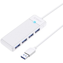 Orico 4 Portlu Usb 3.0 Yüksek Hızlı 5 Gbps Hub Çoklayıcı Beyaz