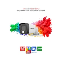 Ds-2ce16d0t-exlpf Gece Renkli Kamera 2mp Akıllı Led 2.8mm