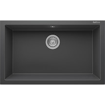 Real Stone K Serisi K013 Eviye Antrasit 77 x 47.5 CM Tezgah Altı Antrasit