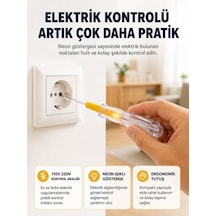 110-220v Elektrik Test Kalemi Korozyona Dayanıklı Nikel Kaplamalı 04957202