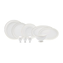 Karaca  Fine Pearl Extra Wilderness 62 Parça 12 Kişilik Yemek Takımı Gold