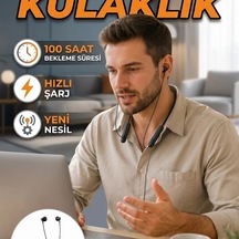 Tws Bluetooth 5.1 Kablosuz Kulaklık 100 Saat Bekleme Süreli Hızlı Şarj Destekli 00
