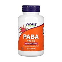 Now Foods Paba 500 MG 100 Capsules