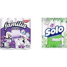 Familia Plus 3 Katlı Sihirli Çiçekler 32'li, 2.7 Kg X1 + Solo 16'lı X1