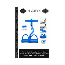 Vücut Geliştirme Ev Sporu Spor Bandı Btr-blue Ayak Çekme Egzersiz Lastiği Mavi Body Trimmer