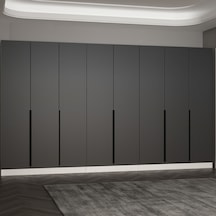 Minar Kale 210 Cm 8 Kapaklı 4b Raf Portmanto Byz Mbr Çizgili Ant