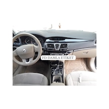 Renault Laguna 3 Full Set Torpido, Konsol, Trim, Göğüs Kaplama Set Piano Black Renk Özel Dizayn