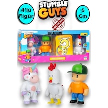 Stumble Guys 4'lü Aksiyon Figür Set - Ms Stumble He