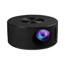 Xindoker Ev Sineması İçin 180p Mini Taşınabilir Akıllı Projeksiyon Cihazı - Cep Telefonu İle Senkronize, Usb Geri Dönüştürülebilir, Siyah