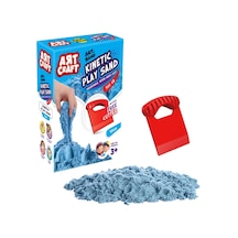 Art Sand Aksesuarlı Mavi Oyun Kumu 500 Gr. - Kinetik Kum Seti - Natural Kum - Doğal Kum Renkli