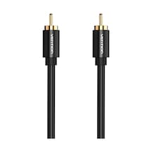 Yuntech01 Vention Rca Koaksiyel Ses Video Kablosu, Altın Kaplı Uçlar Ve Saf Bakır İletken, Spdıf Ev Sinema Sistemi İçin, 1 Metre