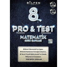 8.Sınıf Pro&Test Matematik Soru Bankası -  Bilfen Yayınları