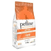 Petline Lovely Salmon Selection Somonlu Düşük Tahıllı Yavru Kedi Maması 1500 G