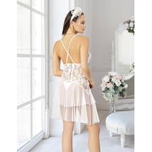 Hotflirt Bayan Gecelik 995 Ekru