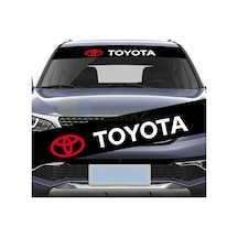 Toyota Ön Arka Cam Güneşlik Oto Sticker Yapıştırma Etiket 1 Adet