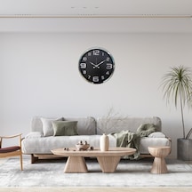 Krom Modern Edge 52 X 52 Cm Duvar Saati Çok Renkli