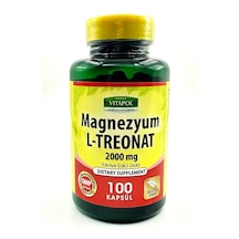 Vitapol Magnezyum L-treonat 2000 Mg 100 Vegan Kapsül mgltreonat