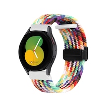 Novstrap Huawei Watch Gt4 41mm İle Uyumlu Kordon 18mm Pimli Flexible Örgü Magnet Tokalı Kayış