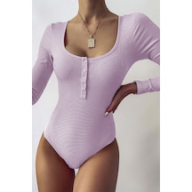 Madmext Mad Girls Lila Bodysuit Mg1015-lila Lila