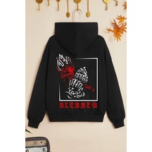 Uyguntarz Çocuk Blesseb Baskılı Sweatshirt Siyah