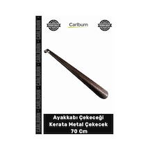 Carlburn Çekecek Sağlam Dayanıklı Kalın Demir Kahverengi Boy Ayakkabı Çekeceği Kerata Metal Çekecek 70 Cm