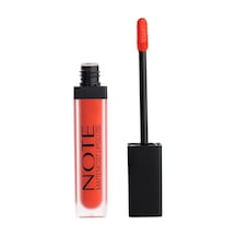 Tr Cosmetics Mattemoist Lipgloss 405 First Kiss Yarı Mat Saten Bitişli Likit Ruj, Turuncu Genel