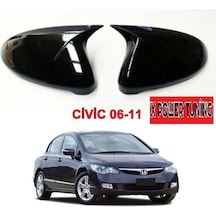 Honda Civic Fd6 2006 - 2012 Piona Black Batman Ayna Kapağı