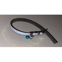 Mavi Zilli Hologram Janjanli Rugan Derili 1 CM Tasma