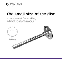 Pododisc 10 Mm Pedikür + 5 Yedek Paket Limonu 180 Grit Profesyonel Ev Kullanımı Paslanmaz Çelik Pdset-10 6998
