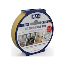 MAS ÇİFT TARAFLI KÖPÜK BANT 25MM X 5M 2644