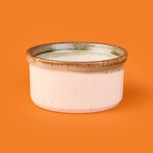 Porselen Sufle Kabı - Yeşil - 9 Cm Çok Renkli