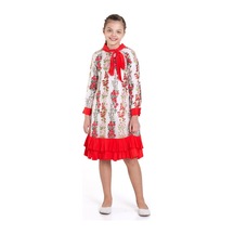 Xo Kids Kız Çocuk Elbise 6-14 Yaş 3179 Kırmızı