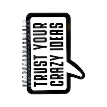 Deffter Bubble Not Trust Your Crazy Ideas Defter Çok Renkli