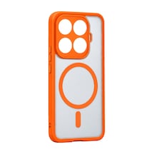 Xiaomi Mi 15t Pro Loji Magsafe Kapak - Turuncu Standart