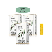 Ahsaf Soğuk Sıkım Natürel Sızma Zeytinyağı 3 x 3 L