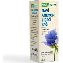 Yeşil Pazar Mavi Anemon Çiçeği Yağı 20 ML