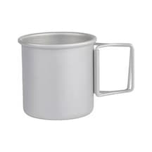 Sones Hk280 300ml Açık Kamp Katlanır Su Bardağı Taşınabilir Alüminyum Alaşımlı Bardak, Renk: Gümüş Çok Renkli