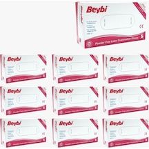 Beybi Pudrasız Lateks 10 Paket Bir Arada Eldiven
