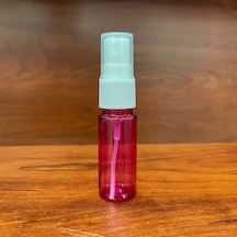 15 Cc Pembe Fısfıs Pet Şişe - Beyaz Spreyli - 15 Ml Pembe Plastik Şişe X 10 Adet