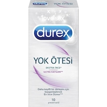 Durex Yok Ötesi Ultra Kaygan Prezervatif 10'lu 1 Kutu