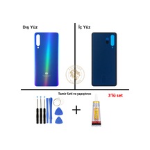 Xiaomi Mi 9 Okyanus Mavisi Arka Pil Kapağı Batarya Kapağı Lazer Kesim + Yapıştırıcı Ve Vida Seti Çok Renkli