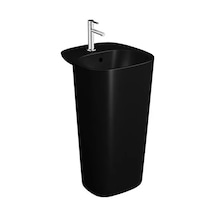 VitrA 7814B483-0001 Plural Monoblok Lavabo 50 CM Mat Siyah