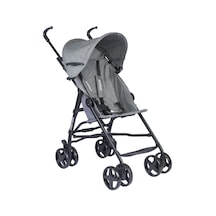 Tommybaby Comfort Pratik Baston Puset Bebek Arabası Çocuk Arabası Gri