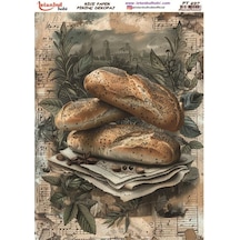 Pirinç Dekopaj Kağıdı 30x42cm Pt-497 Ekmek