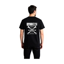 Paybuy Brooklyn Bikerlar '88 Motosiklet Tamirciliği Baskılı Erkek Tişört