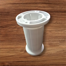 50 Çap 10-12cm Ayarlı Mobilya Ayağı Baza Ayağı Beyaz Açık Gri