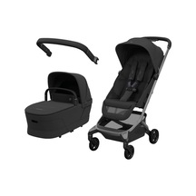 Maxi-cosi Fame Cabin Portbebesiyle Katlanabilen Led Işıklı Şarj Üniteli Bebek Arabası Black