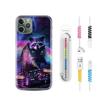 Apple Uyumlu iPhone 13 Pro Max Kılıf Kablo Koruyuculu Dj 1821