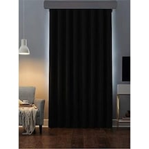 Beyazıt Tekstil Blackout Karartma Siyah Fon Perde Siyah 300 X 260 Byzt495 Standart