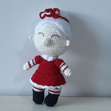Amigurumi Örgü Oyuncak Yılbaşı Noel Anne